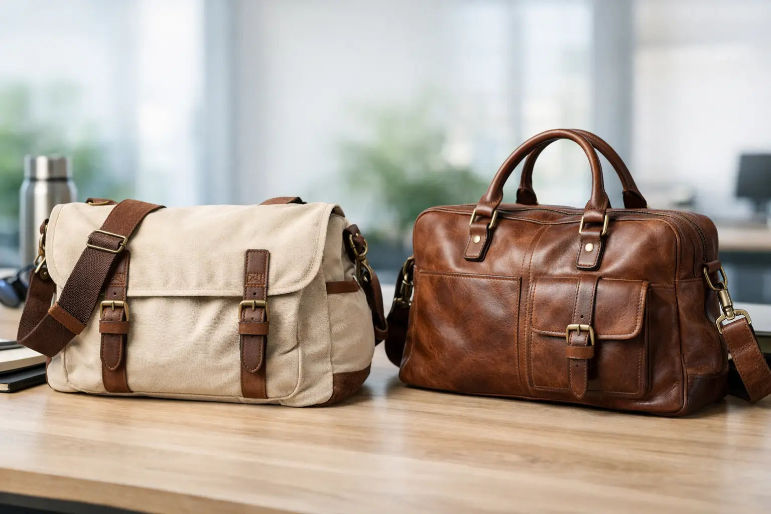 Canvas Bags Versus Leather: Which Fits Your Day?